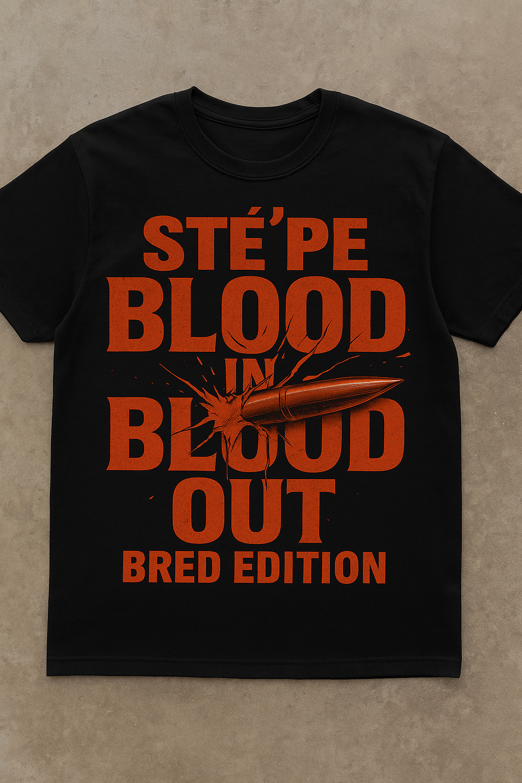 The STÉ’PE “Blood In Blood Out – Bred Edition” tee
