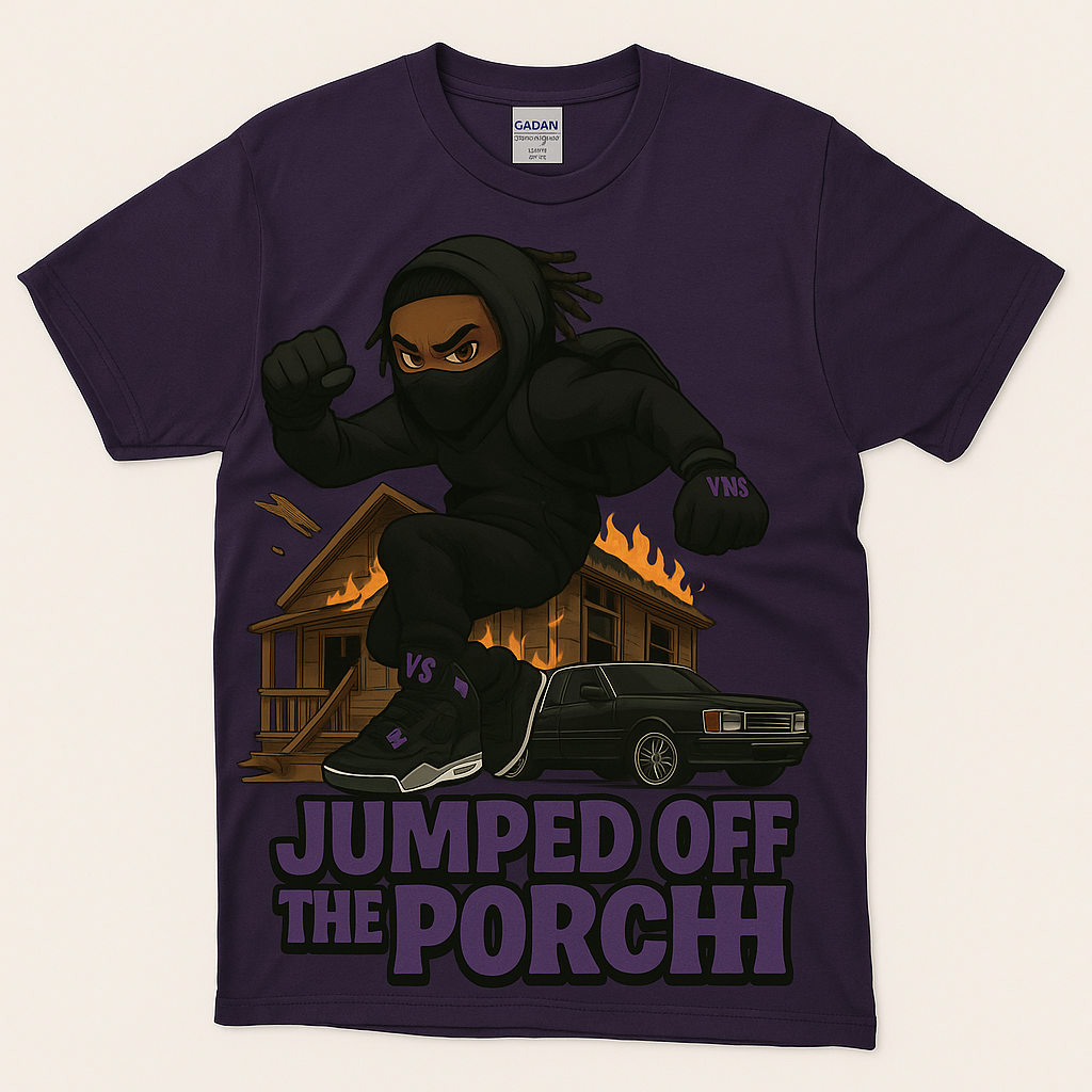 Jumped Off The Porch – Premium Graphic Tee