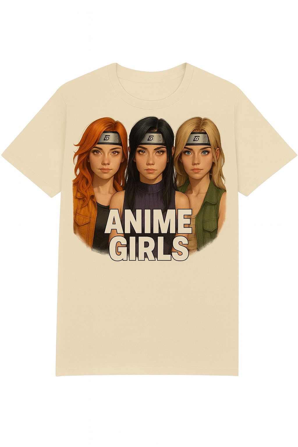 🔥 ANIME GIRLS – Premium Heavy Cotton Tee Collection (VaultedUnlock Exclusive • High-Detail DTF Print • Multiple Character Variants)