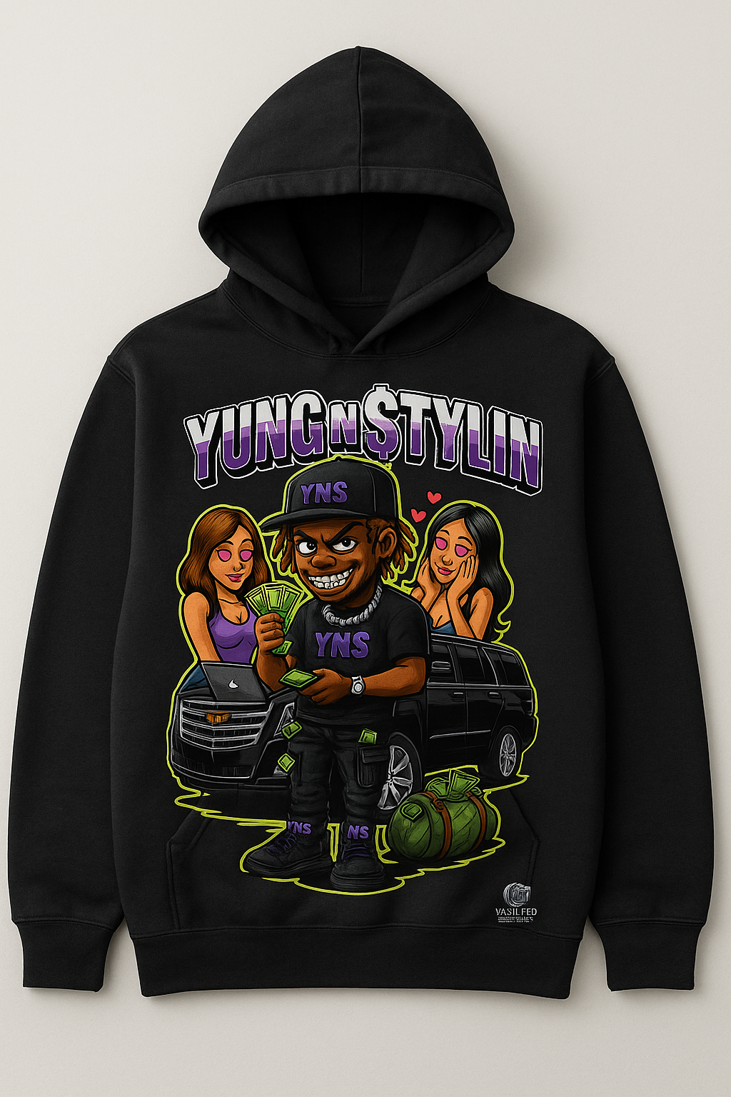Yung N Stylin Pullover Hoodie
